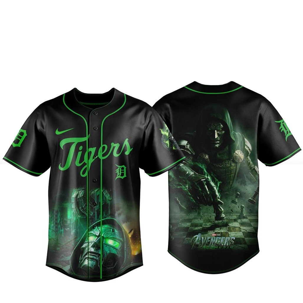 Baseball Team x Avengers Doomsday 2026 It All Leads To Doom Baseball Jersey