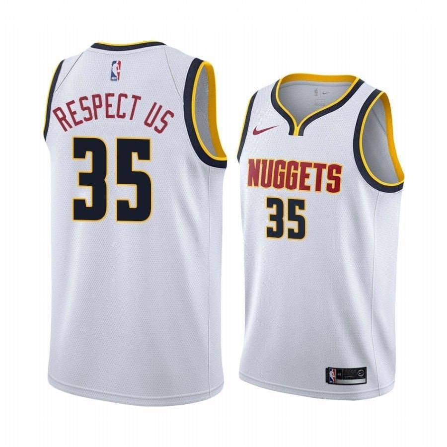 Men's P.J. Dozier Respect Us Nuggets Association Basketball Jersey Multicolor S-3XL