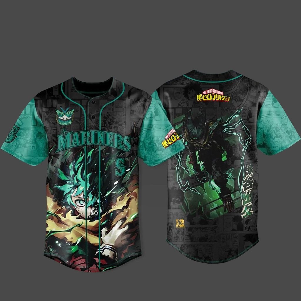 Baseball Team x My Hero Academia U.S. Tour 2026 Izuku Midoriya Baseball Jersey