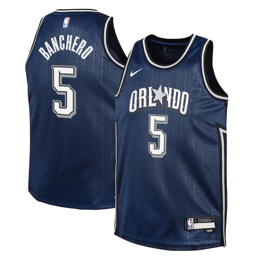Paolo Banchero Orlando Magic 2023/24 City Edition Swingman Youth Jersey Navy
