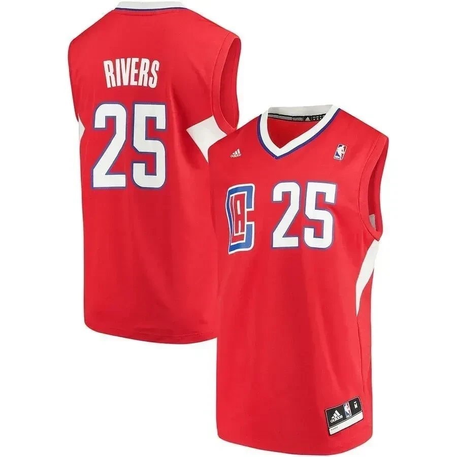 Austin Rivers LA Clippers Road Jersey Red Multicolor Unisex Adult Sizes S-3XL