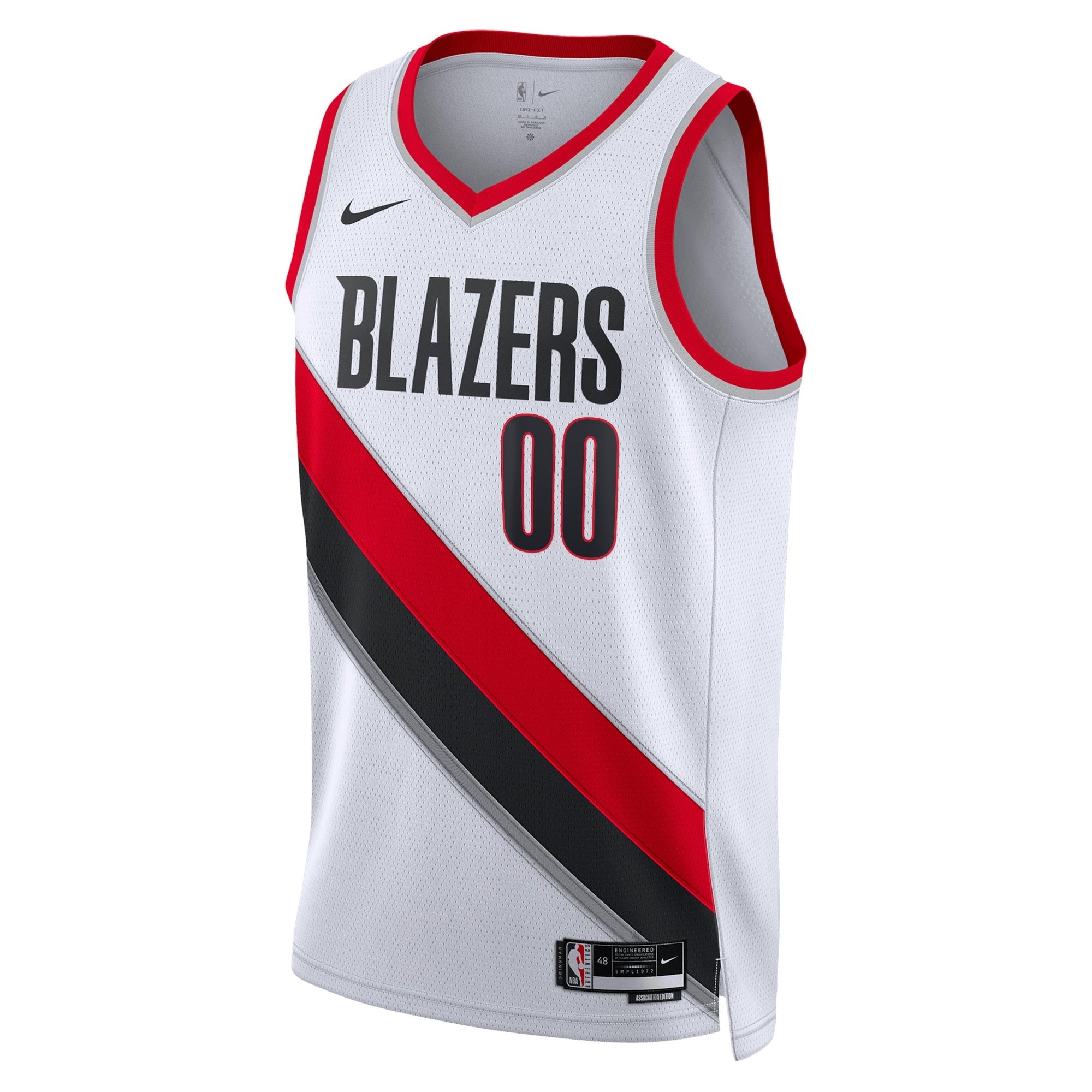 Portland Trail Blazers Association Swingman Jersey - Custom Unisex Multicolor