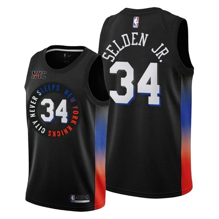 Wayne Selden Jr. Basketball Team Black City Edition Jersey 34 - Men Jersey