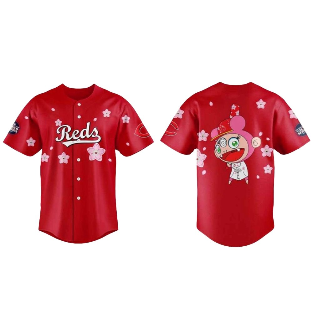 Baseball Team Takashi Murakami Tokyo Series 2025 Jersey Baseball