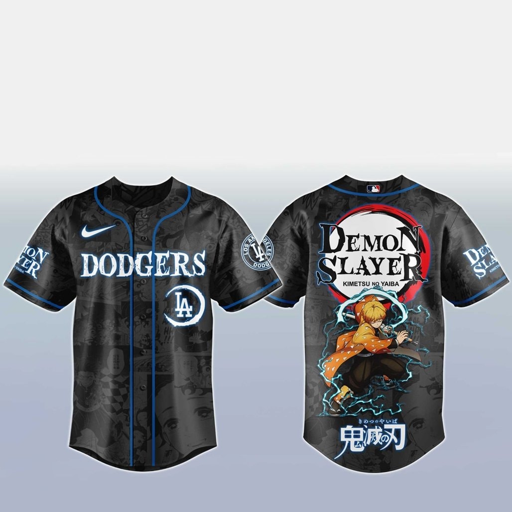 Baseball Team x Zenitsu Agatsuma Demon Slayer Baseball Jersey