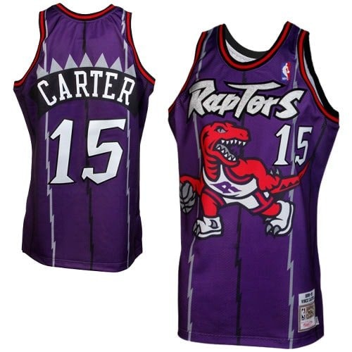 Mitchell & Ness Vince Carter Toronto Raptors 1998-1999 Throwback Jersey Purple