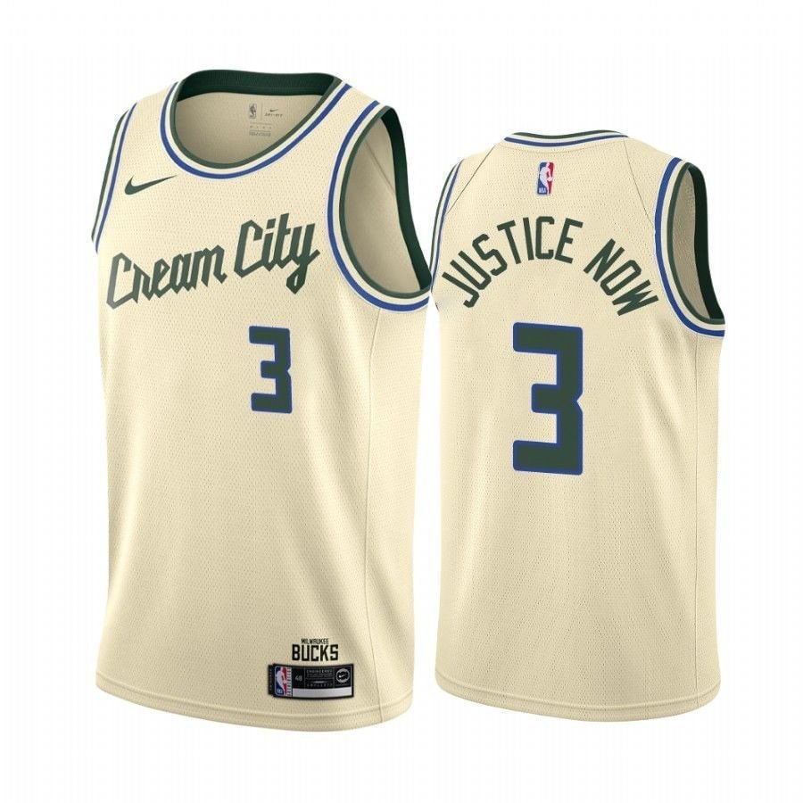 Men's George Hill Justice Now Bucks City Multicolor Jersey S-3XL