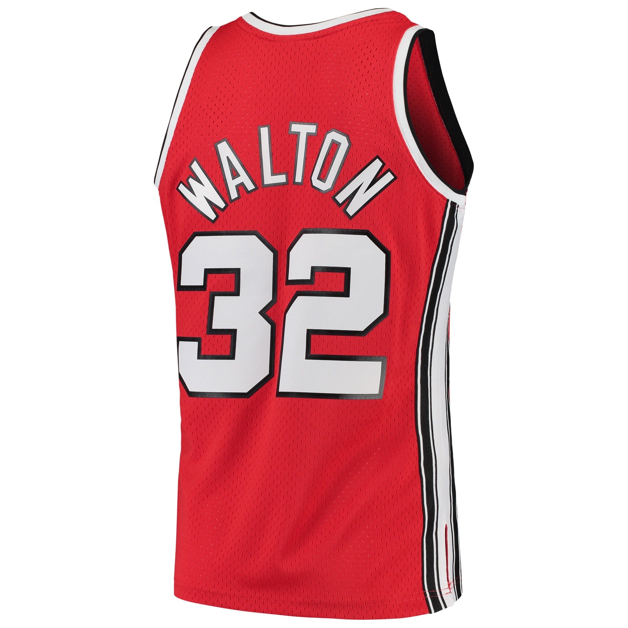 Men's Mitchell & Ness Bill Walton Red Portland Trail Blazers 1976-77 Hardwood Classics Swingman Jersey