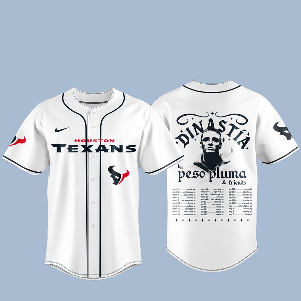 Football Team x Peso Pluma Dinastia Style Tour 2026 Baseball Jersey