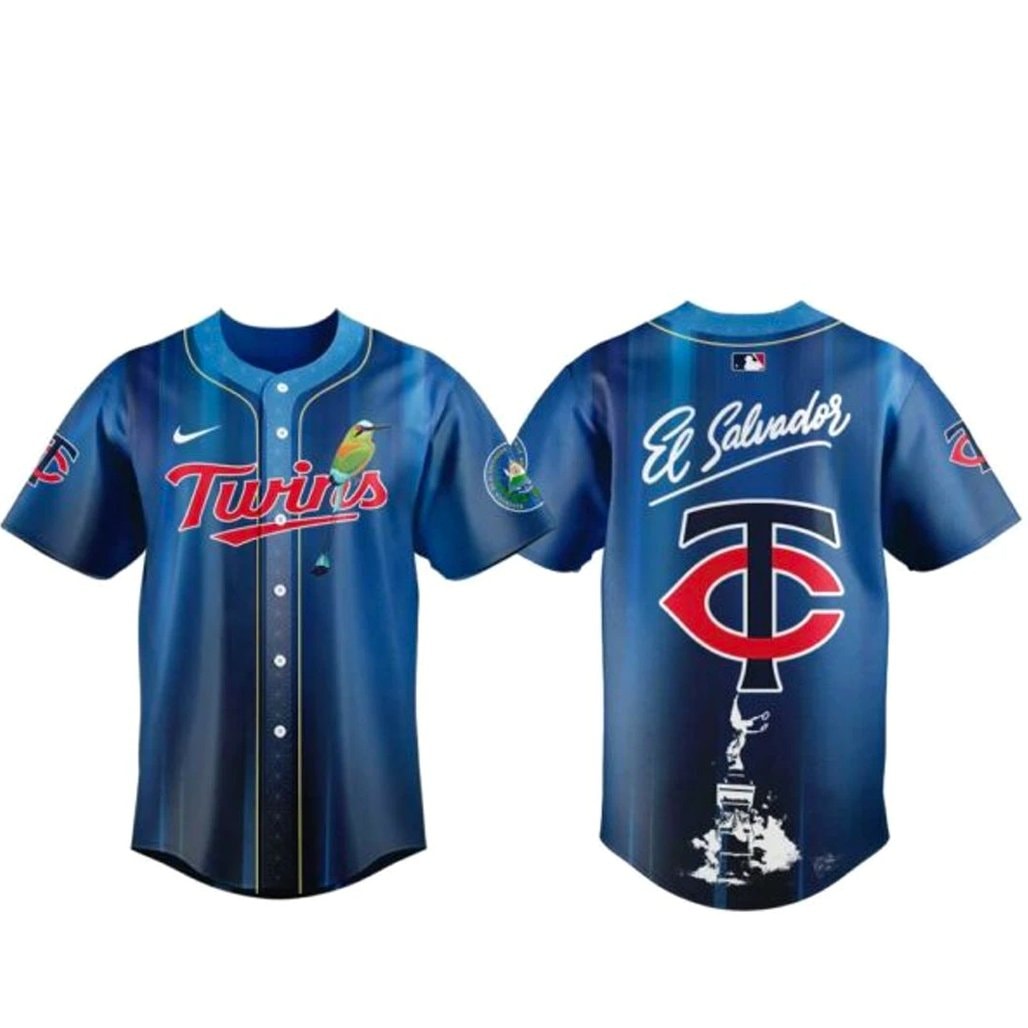 Baseball Team Salvadoran Heritage Day 2026 Baseball Jersey