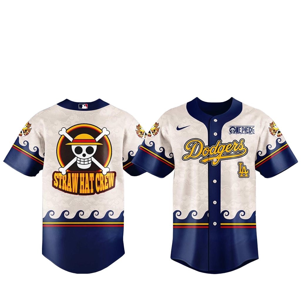 Baseball Team x One Piece Night 2026 Straw Hat Crew Baseball Jersey