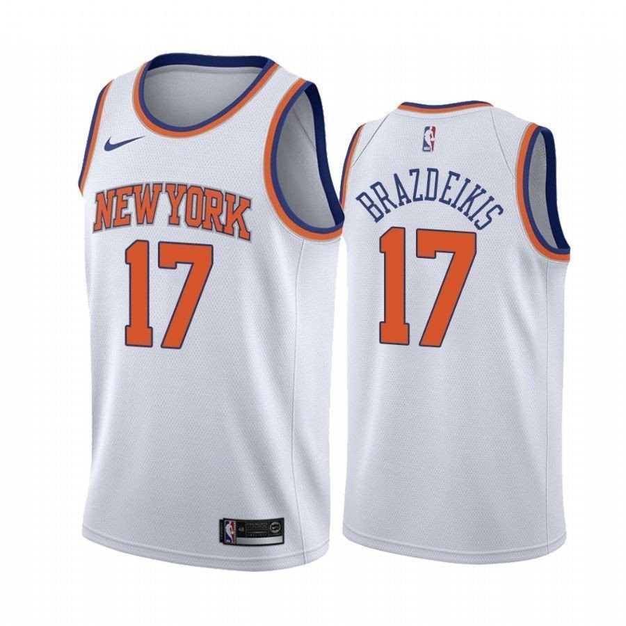 Men's New York Knicks Ignas Brazdeikis #17 Association Jersey - Multicolor