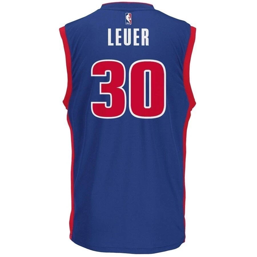 Jon Leuer Detroit Pistons Road Jersey Royal Blue - Unisex Adult