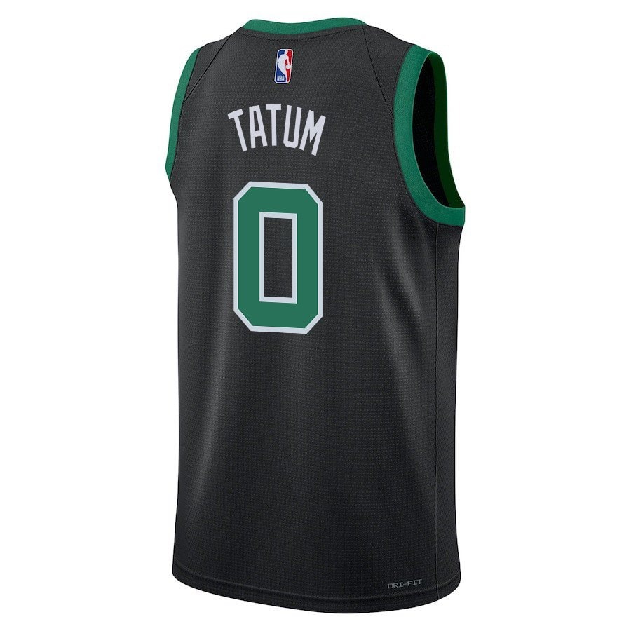 Jayson Tatum 0 Boston Celtics 2024 Finals Champions Swingman Jersey Statement Edition Black