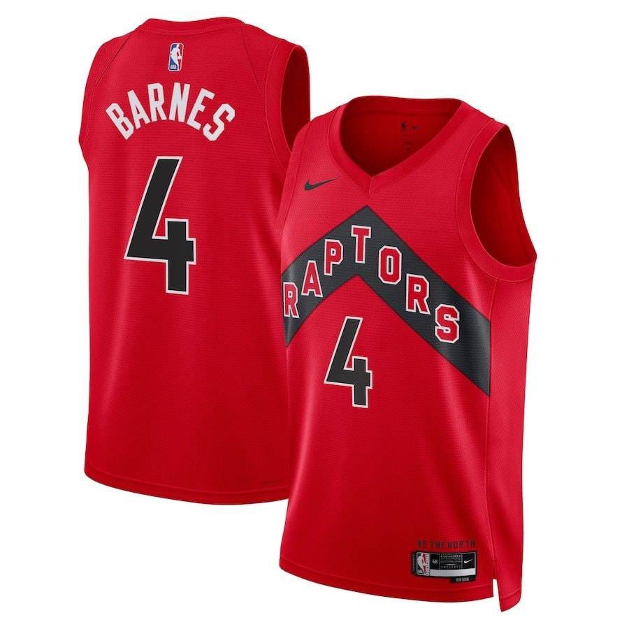 Scottie Barnes Toronto Raptors Unisex Swingman Jersey Icon Edition Red