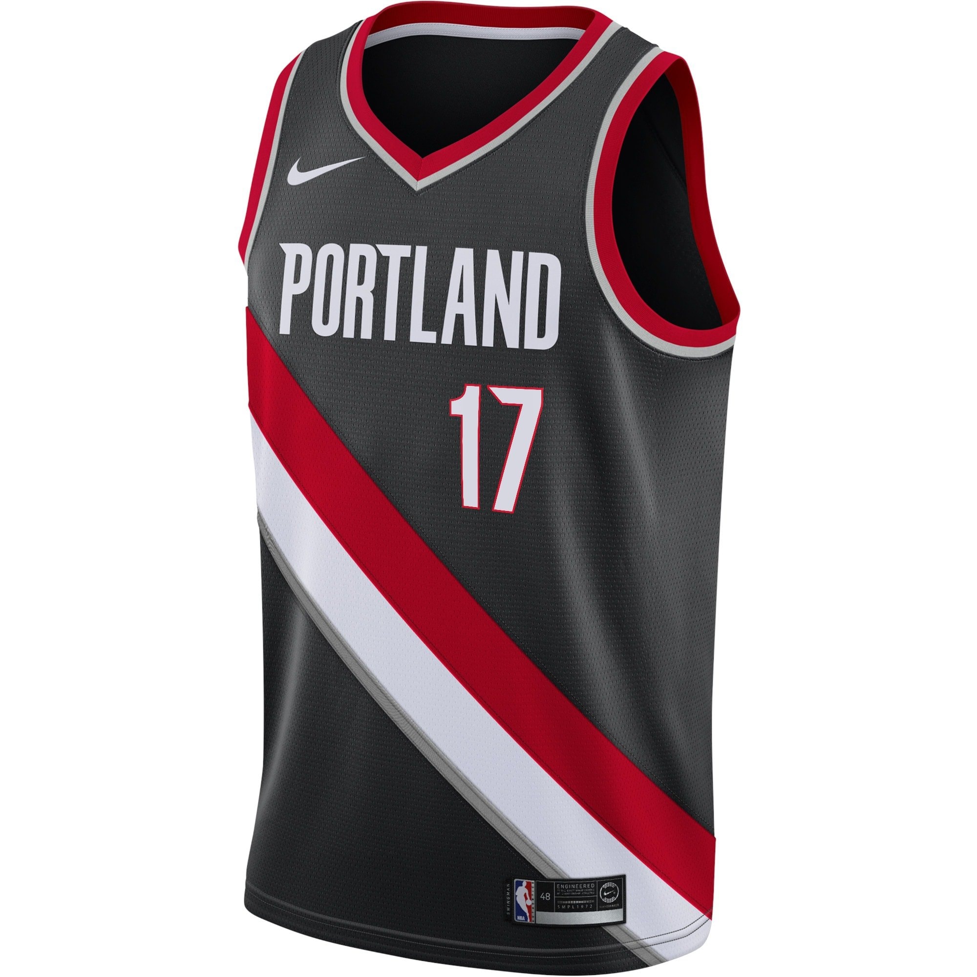 Portland Trail Blazers Icon Edition Swingman Jersey Black Shaedon Sharpe Youth