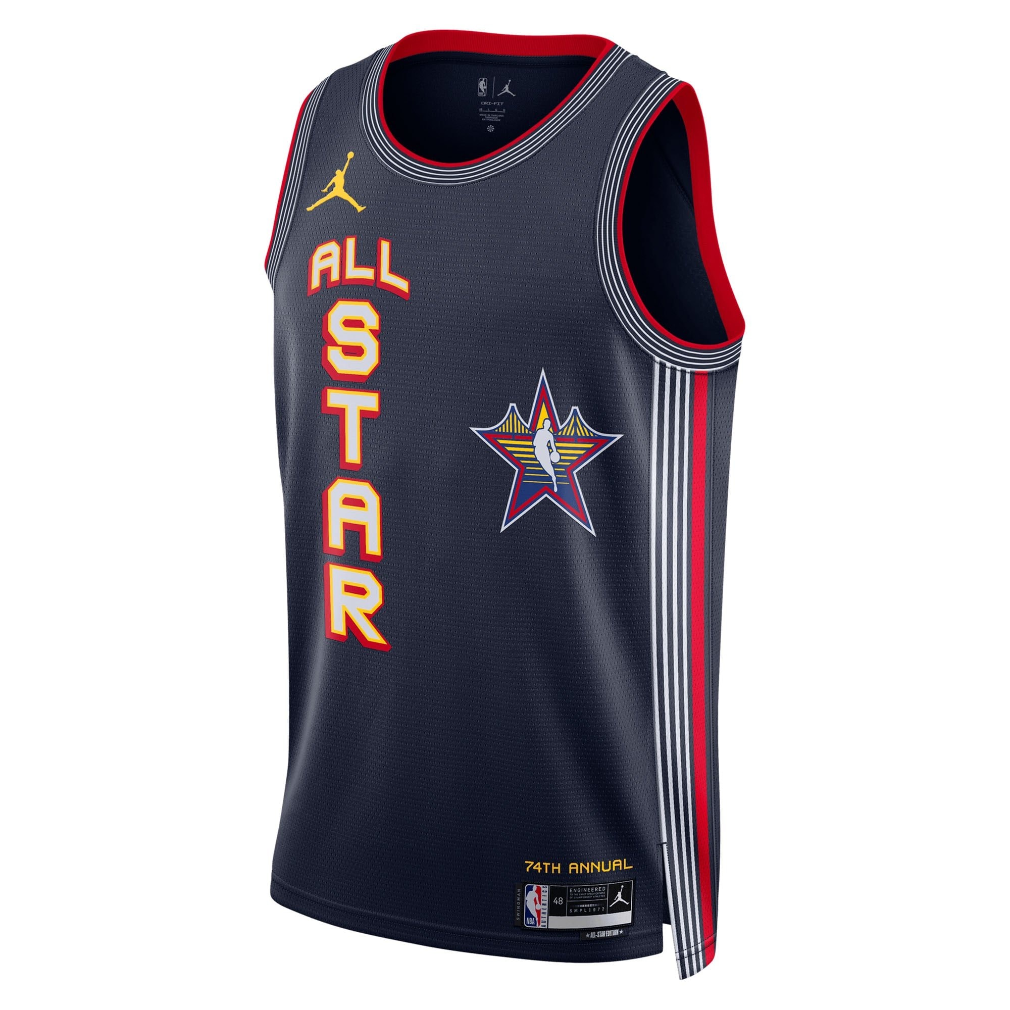 NBA Jordan Brand All Star 2025 Swingman Jersey Navy Anthony Edwards Unisex
