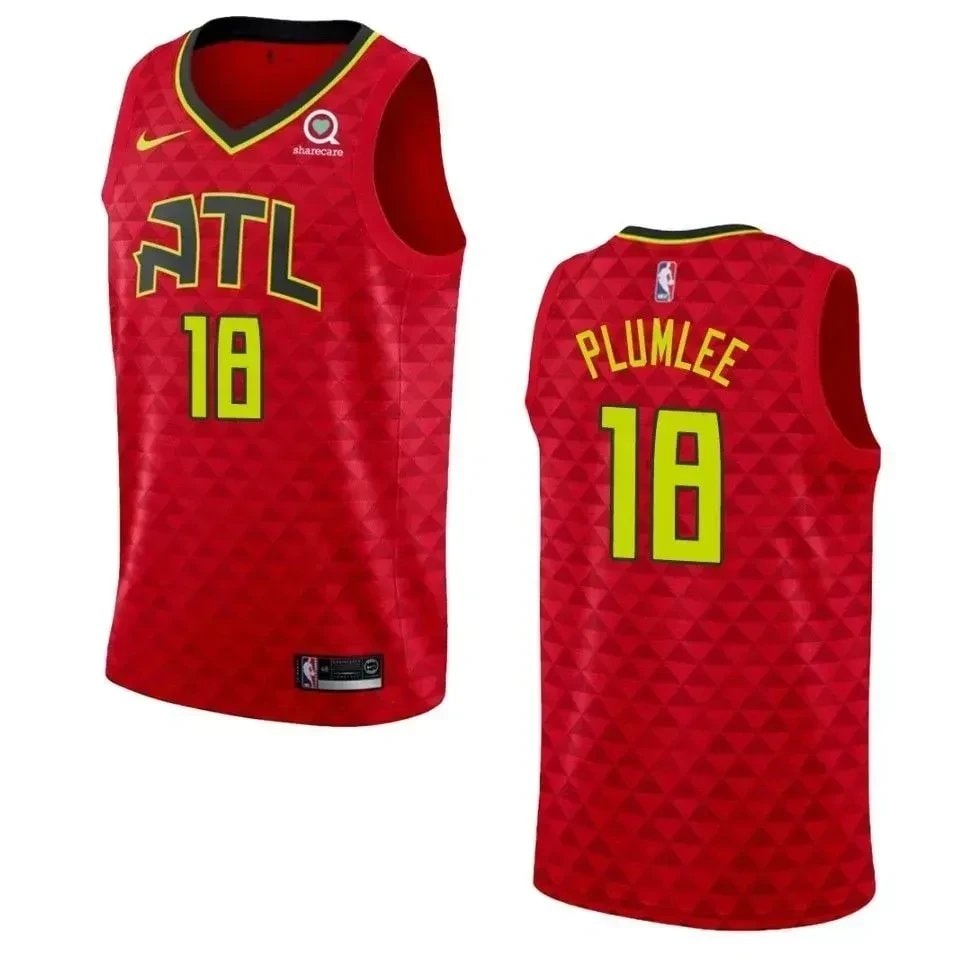 Men's Basketball Team 18 Miles Plumlee Statement Swingman Jersey - Red