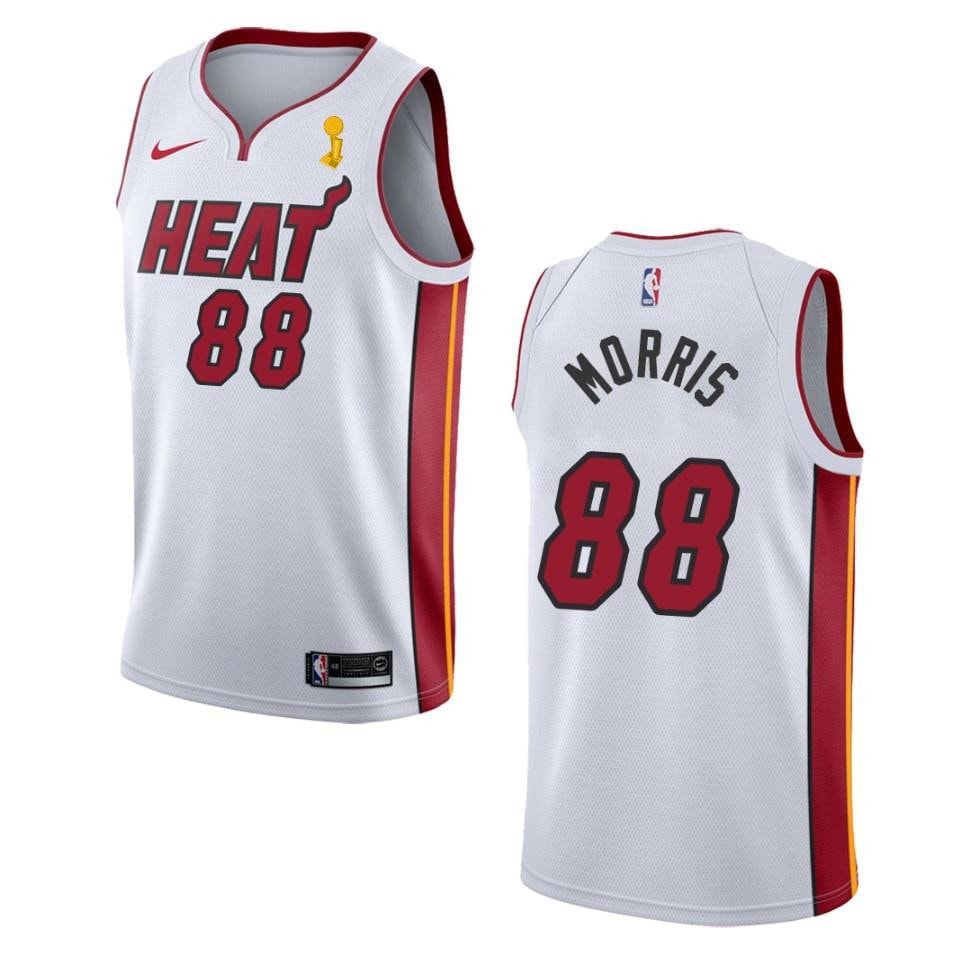 Basketball Team Markieff Morris 88 Champions Cup 2023 Patch Jersey White