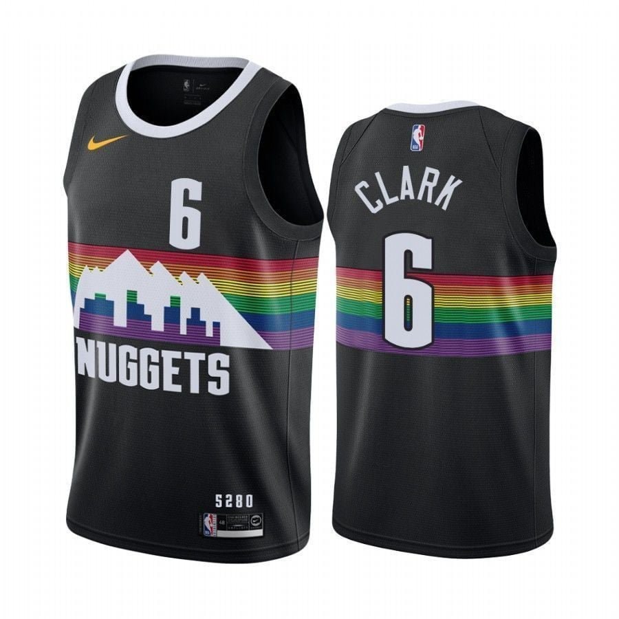 Gary Clark Denver Nuggets City Edition Black 6 Jersey Unisex
