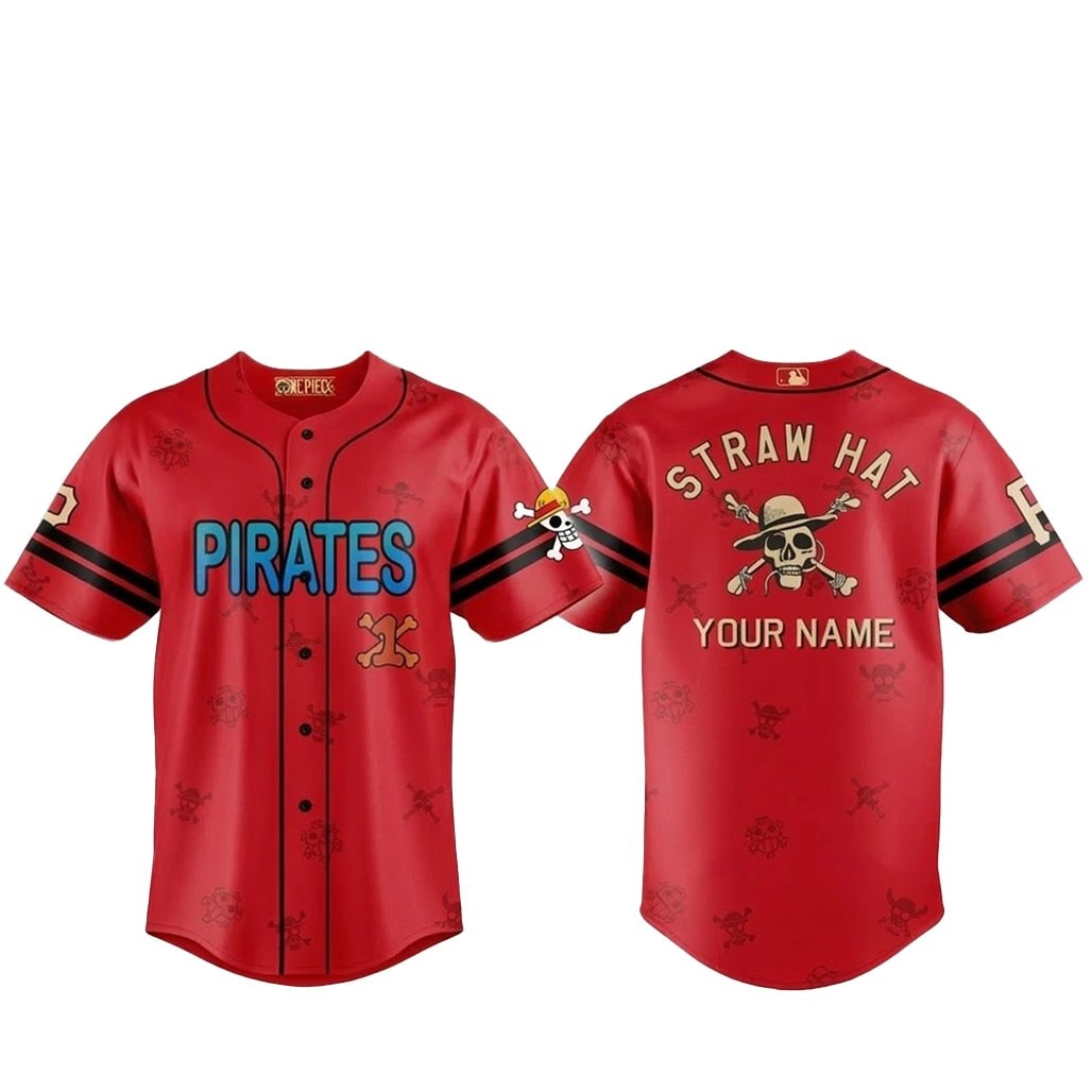 Custom Name Baseball Team One Piece 2 Live Action Luffy Neighbours Baseball Jersey
