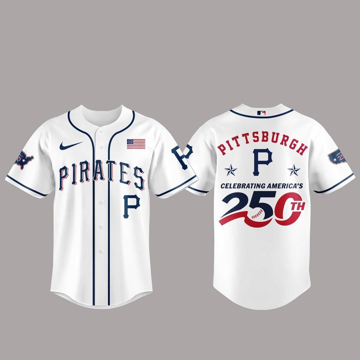 Baseball Team America 250th Anniversary Of USA 2026 Baseball Jersey