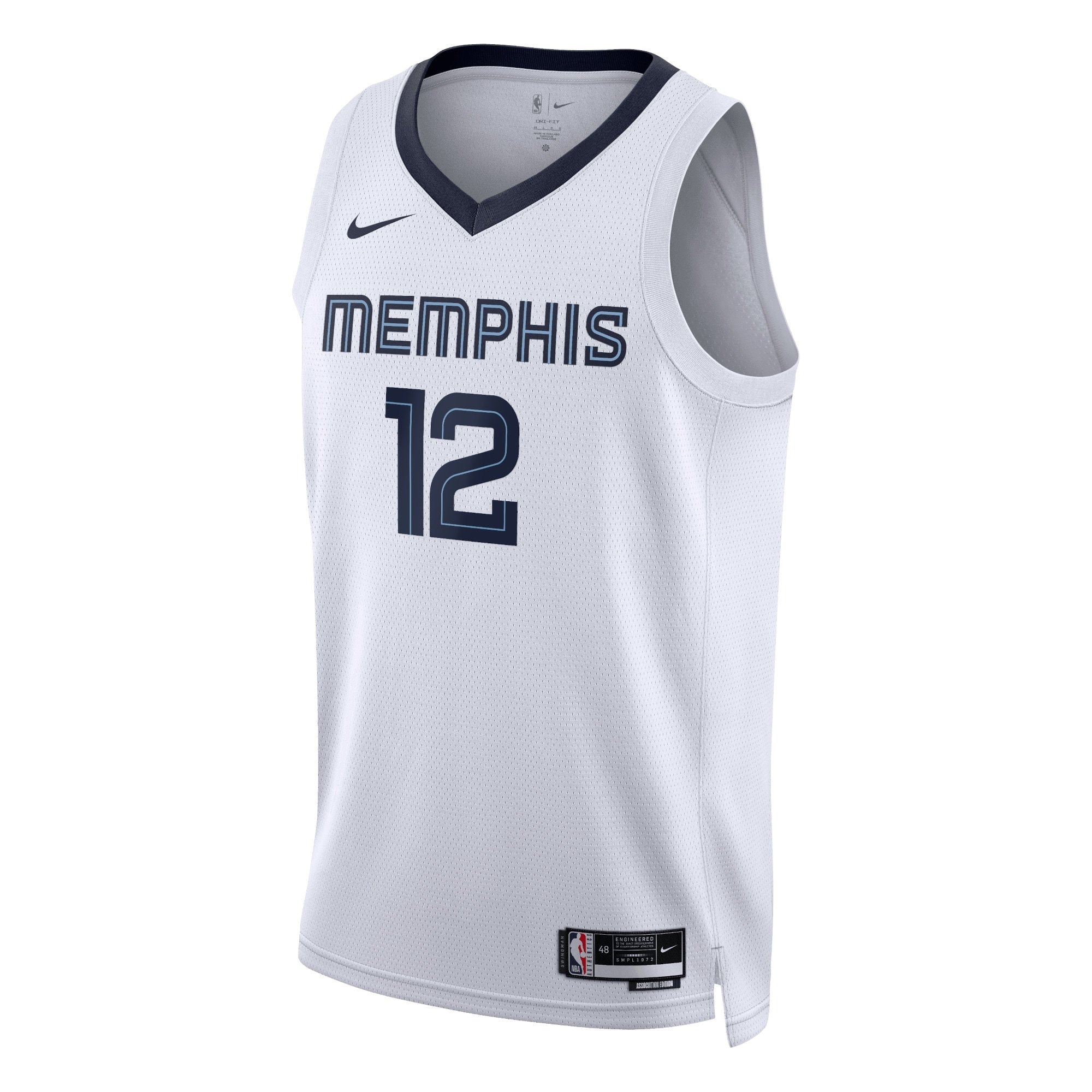 Memphis Grizzlies Association Edition Swingman Jersey White Ja Morant Unisex