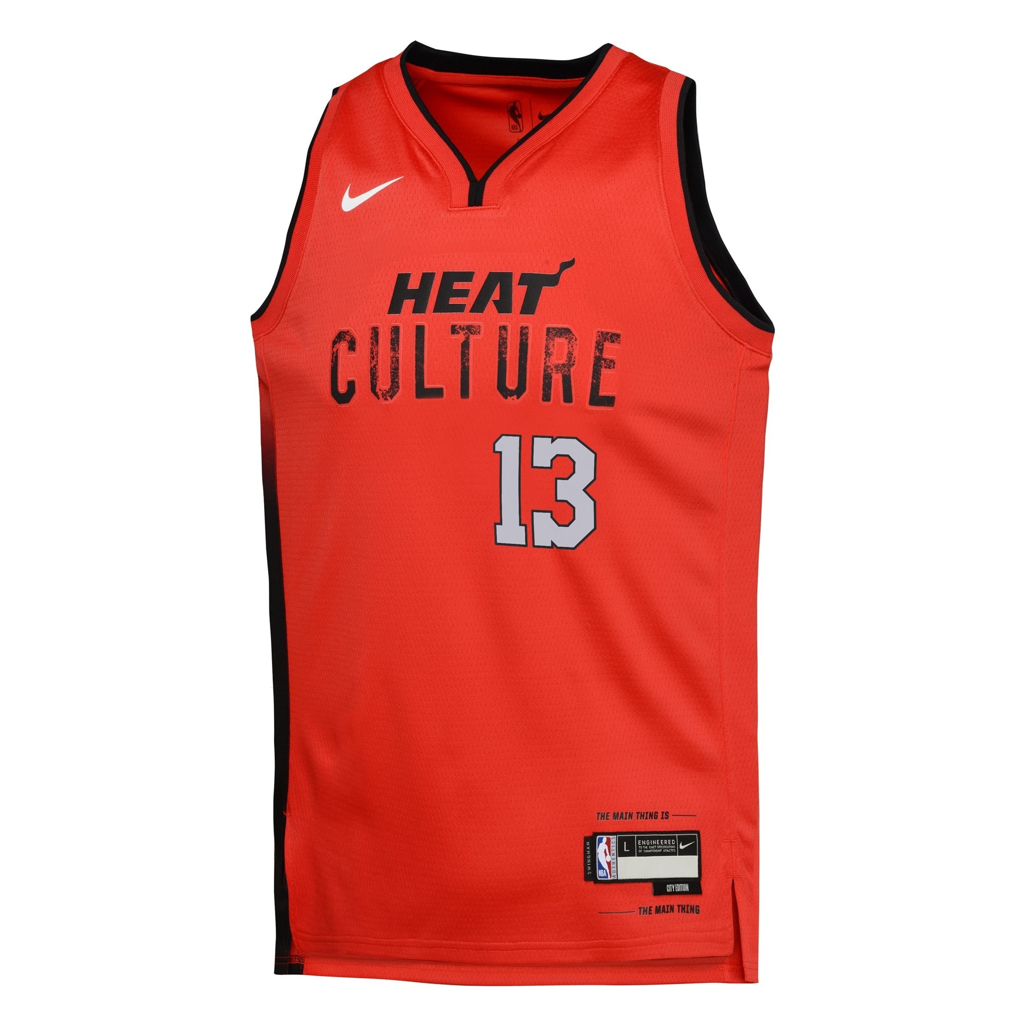 Miami Heat City Edition Swingman Jersey 2024 Red Bam Adebayo Youth