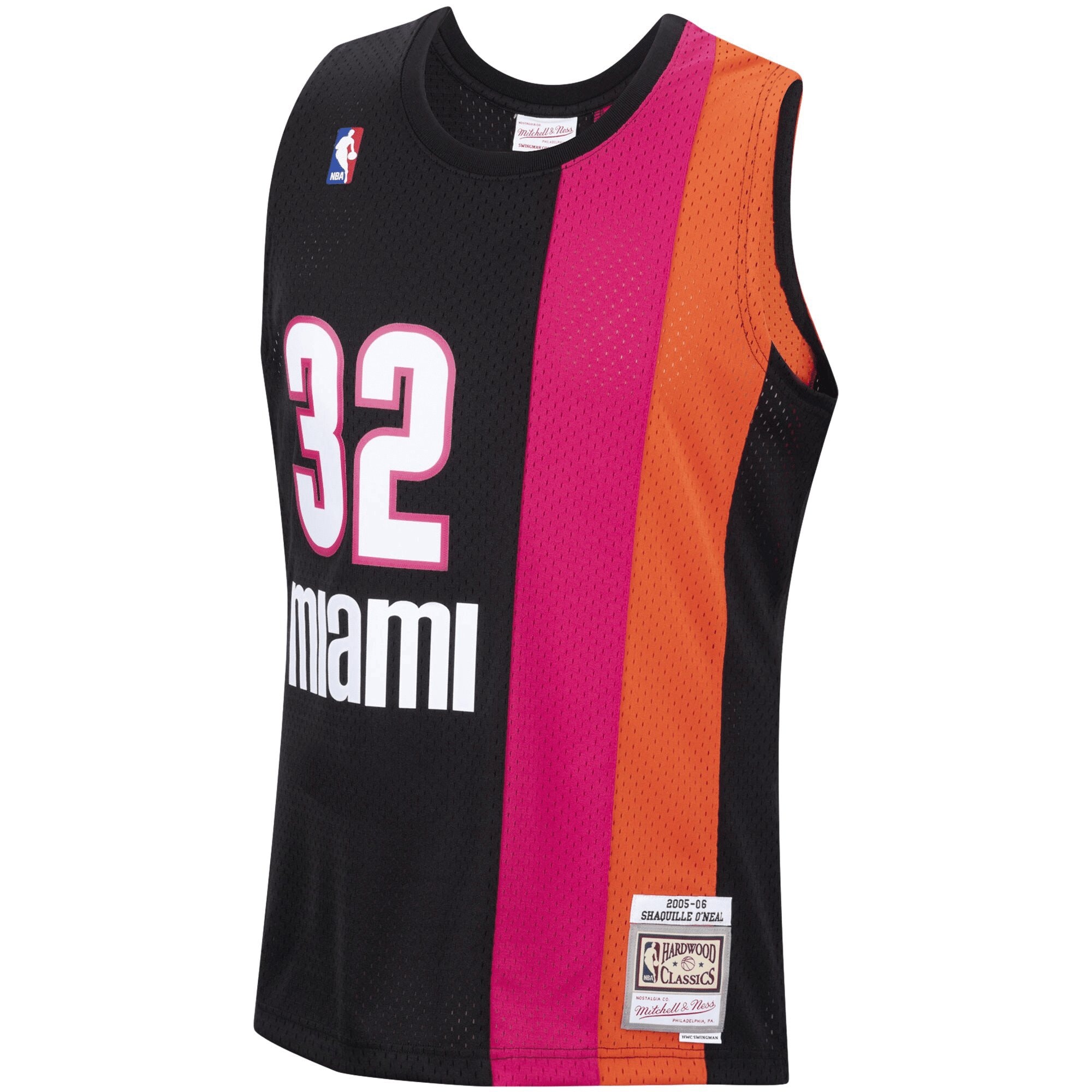 Shaquille O'Neal Miami Heat Mitchell & Ness 2005-06 Hardwood Classics Swingman Jersey - Black Jersey