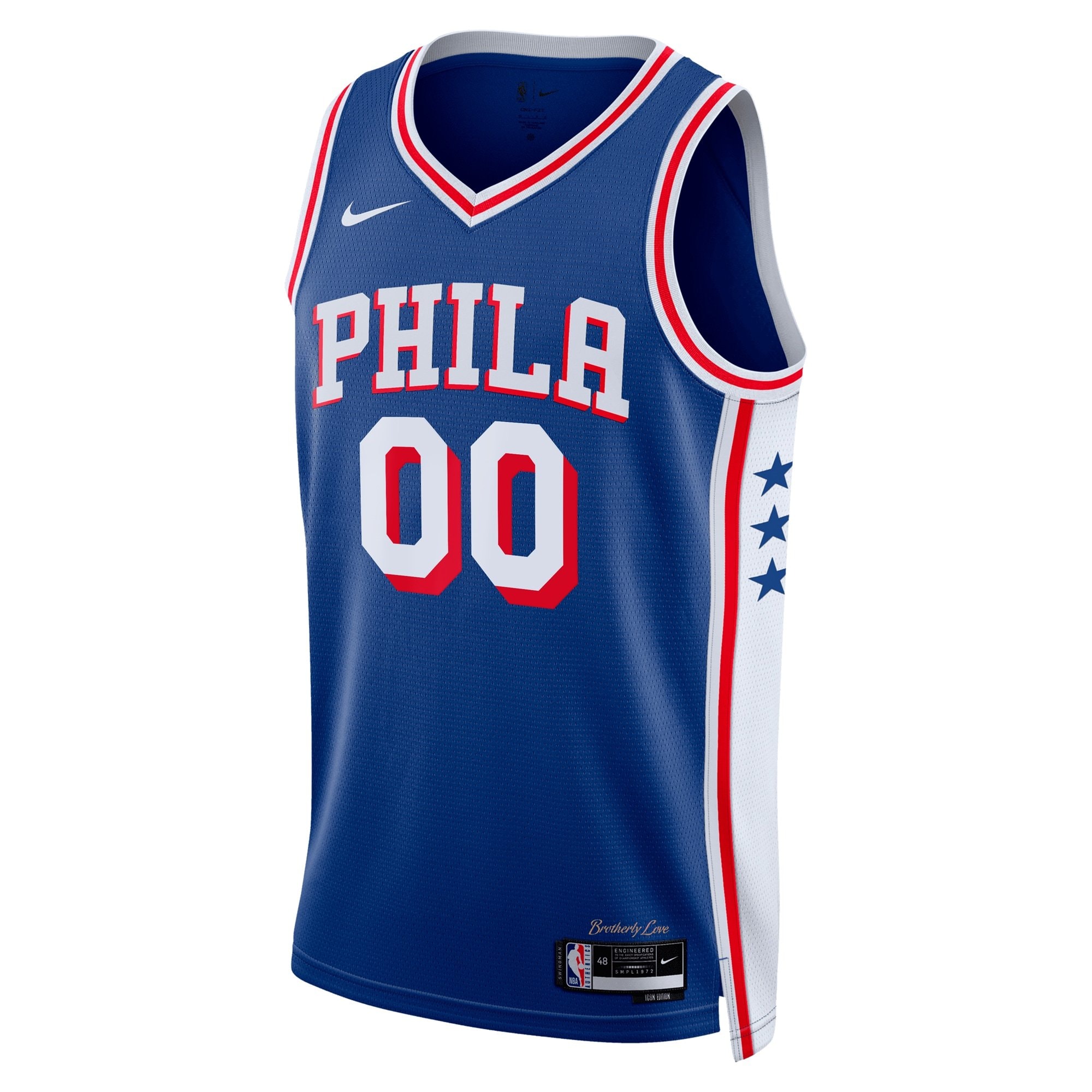 Philadelphia 76ers Icon Swingman Custom Jersey Unisex Multicolor