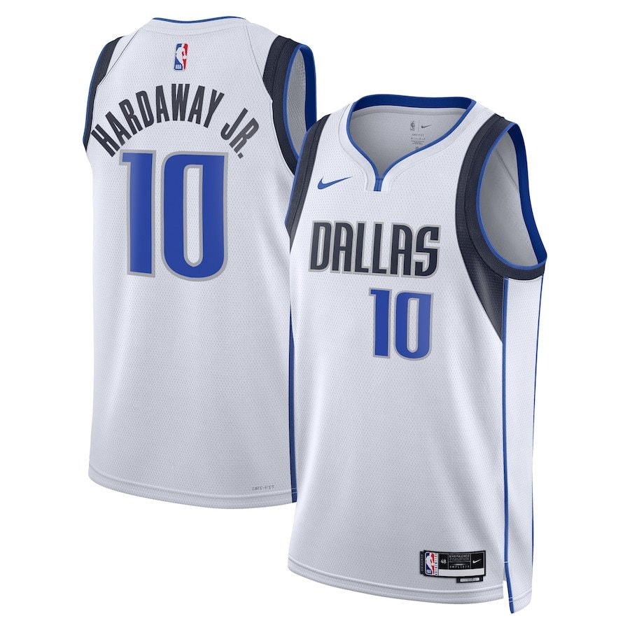 Tim Hardaway Jr. 10 Dallas Mavericks Unisex Swingman Jersey Association Edition White