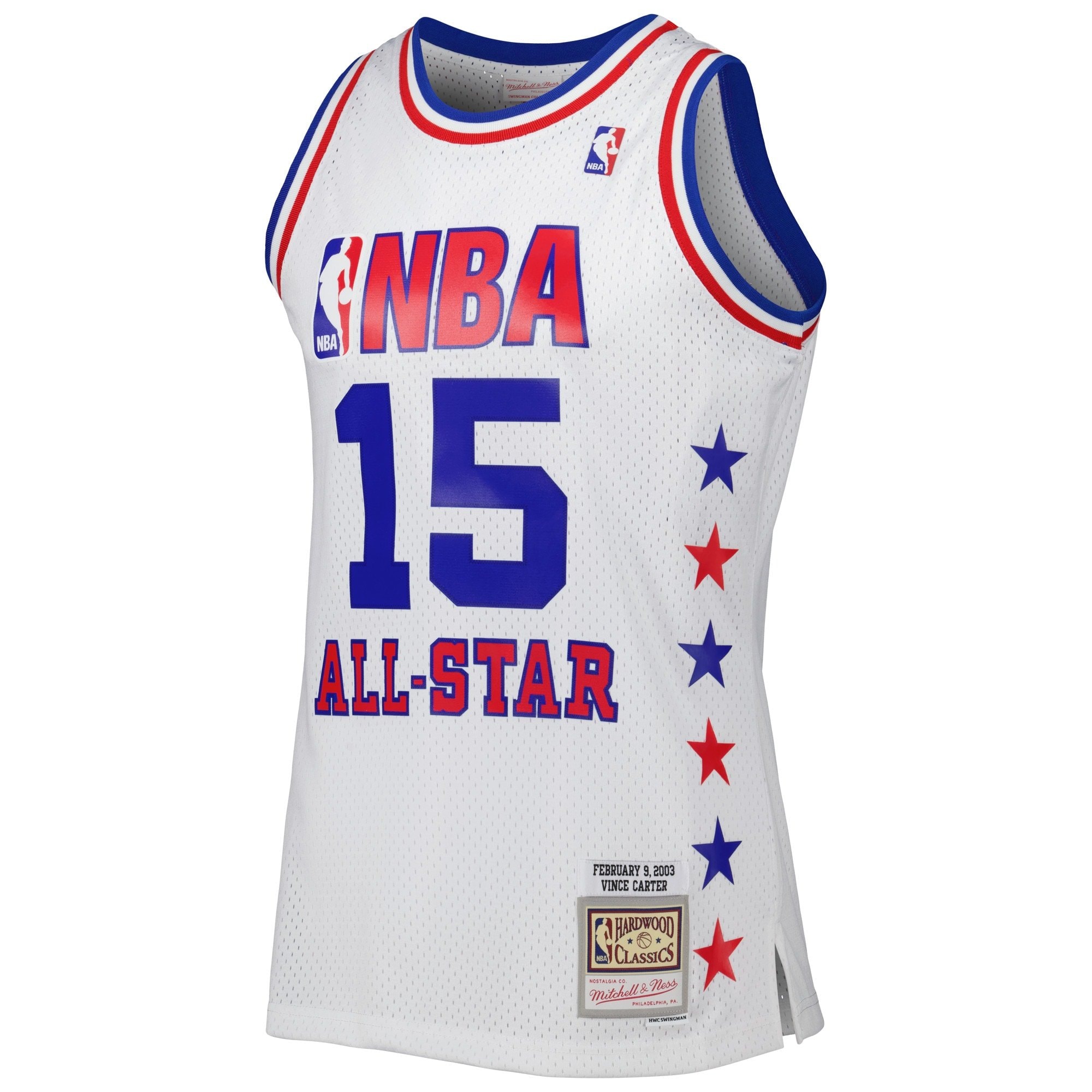 Men's Mitchell & Ness Vince Carter White Eastern Conference 2003 All-Star Game Swingman Jersey