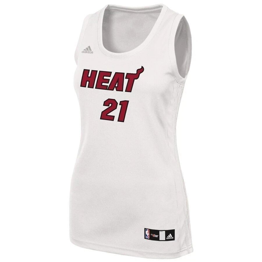 Hassan Whiteside Miami Heat Women's Fashion Jersey White