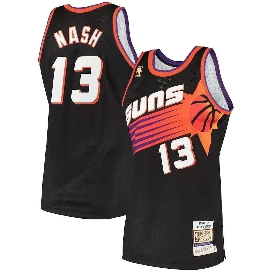 Steve Nash Phoenix Suns Mitchell & Ness 1996 Hardwood Classics Jersey Black