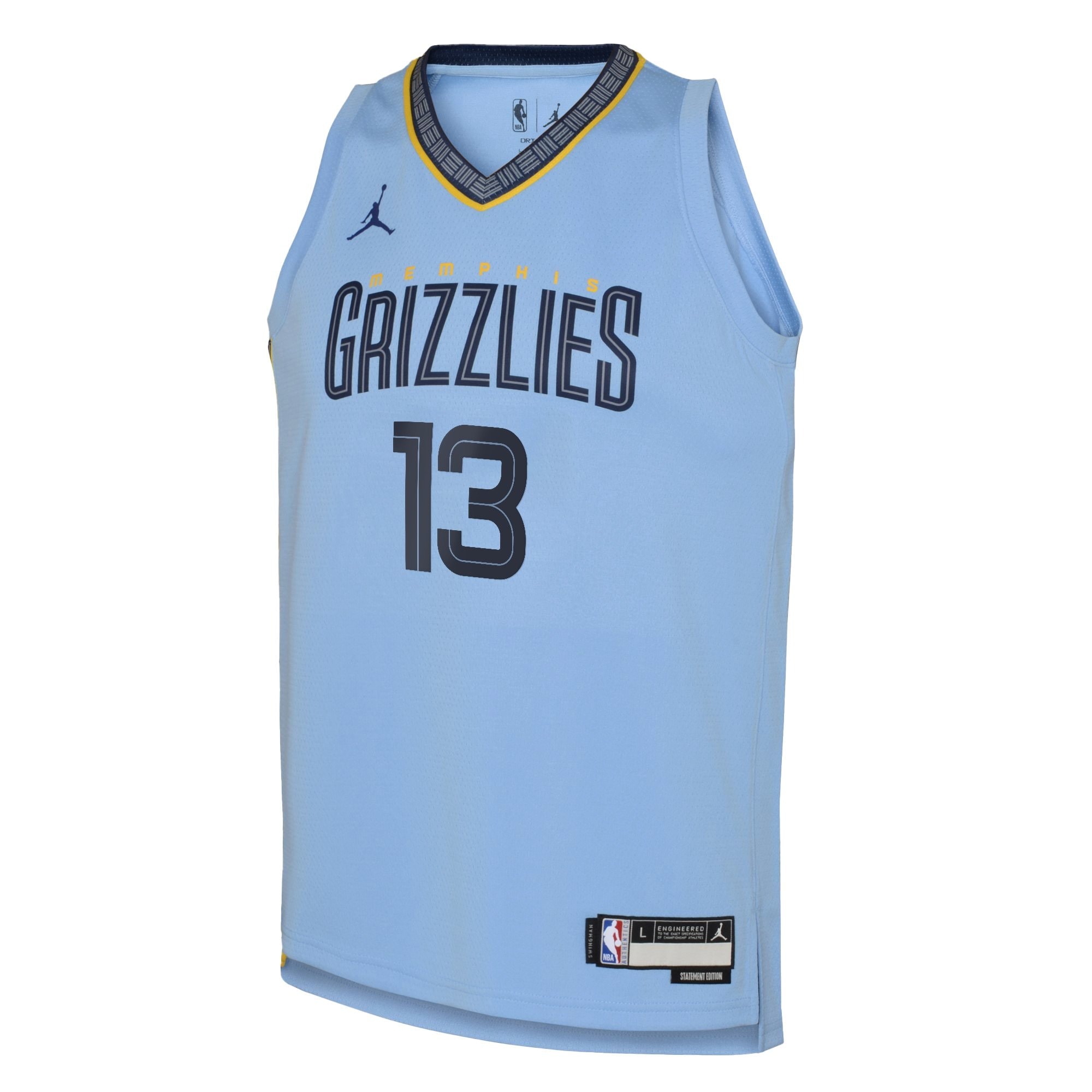 Memphis Grizzlies Jordan Statement Edition Swingman Jersey 22 Light Blue Jaren Jackson Jr Youth