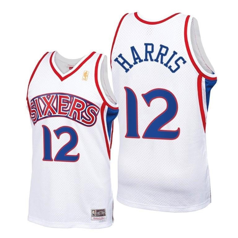 Tobias Harris Basketball Team White Throwback 90s Jersey HWC Swingman - Men Jersey