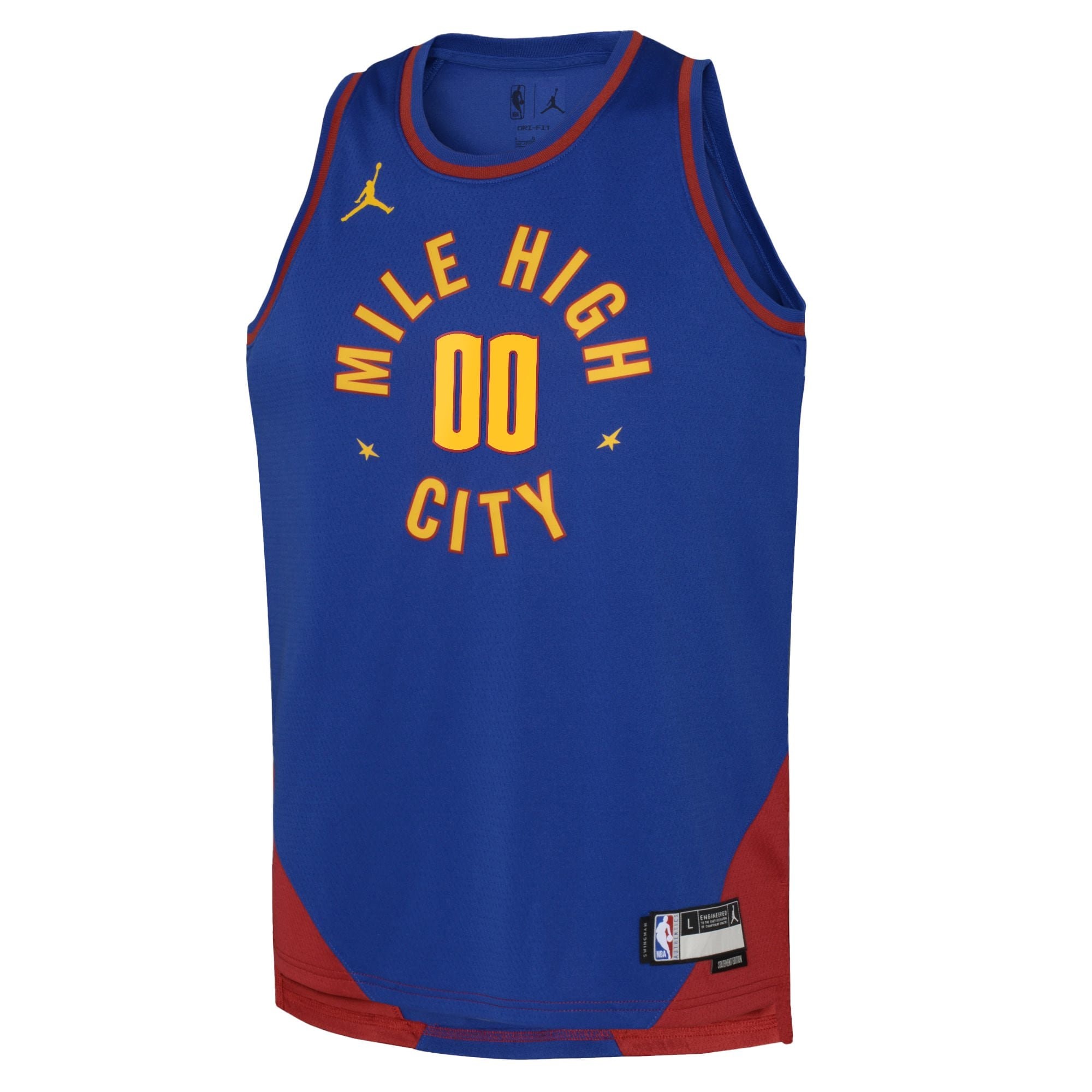 Denver Nuggets Jordan Statement Swingman Jersey 22 Custom Youth Multicolor