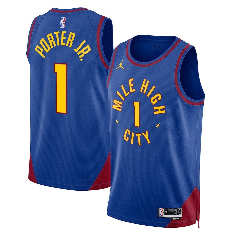 Michael Porter Jr. #1 Denver Nuggets Unisex Swingman Jersey Statement Edition Royal
