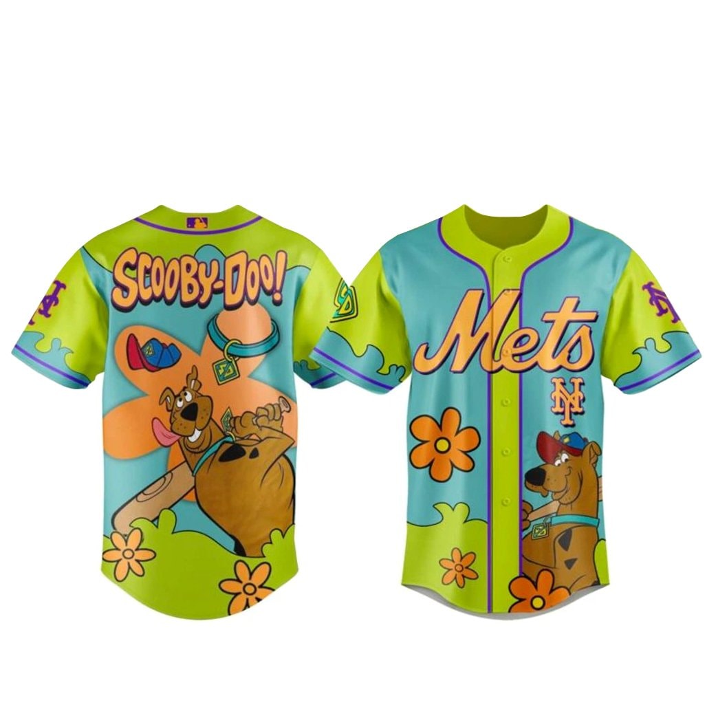 Baseball Team x Scooby Doo Night Baseball Jersey