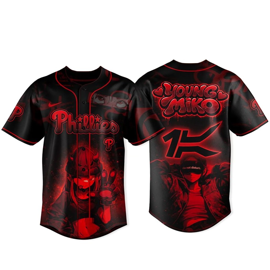 Baseball Team x Young Miko Late Checkout Tour 2026 Baseball Jersey