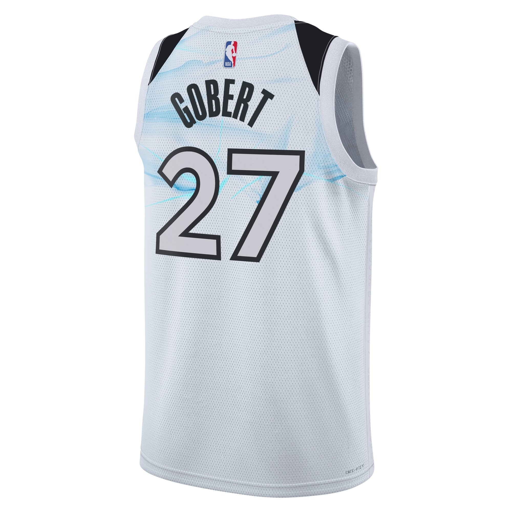 Minnesota Timberwolves 2024 City Edition Swingman Jersey White Rudy Gobert Unisex