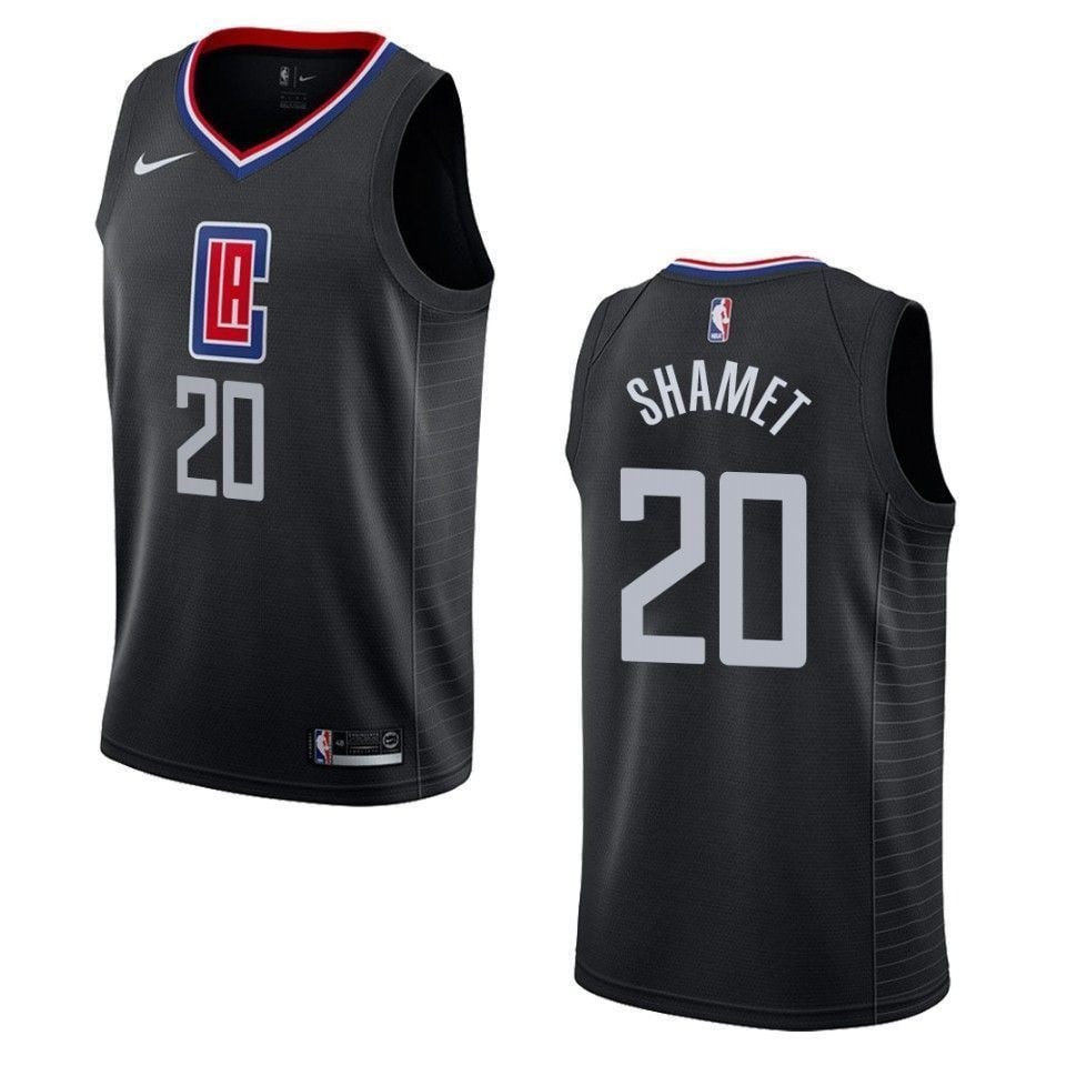 Men's Los Angeles Clippers Landry Shamet Statement Swingman Jersey Black