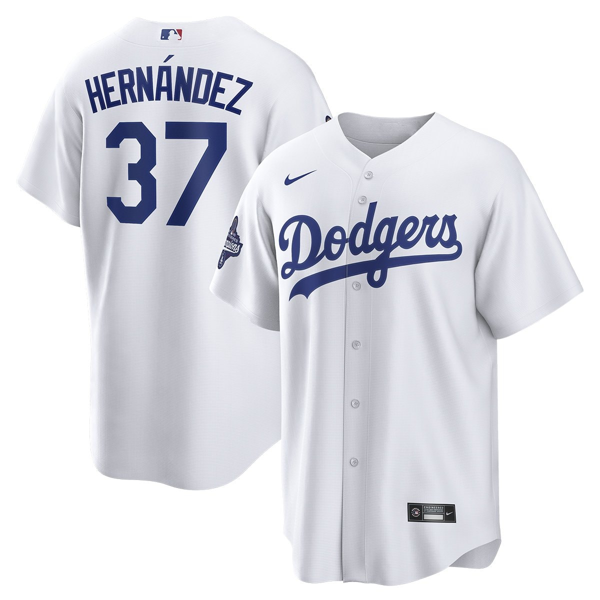 Baseball Team Teoscar Hernández White 2025 Sports Event Champions Home Jersey