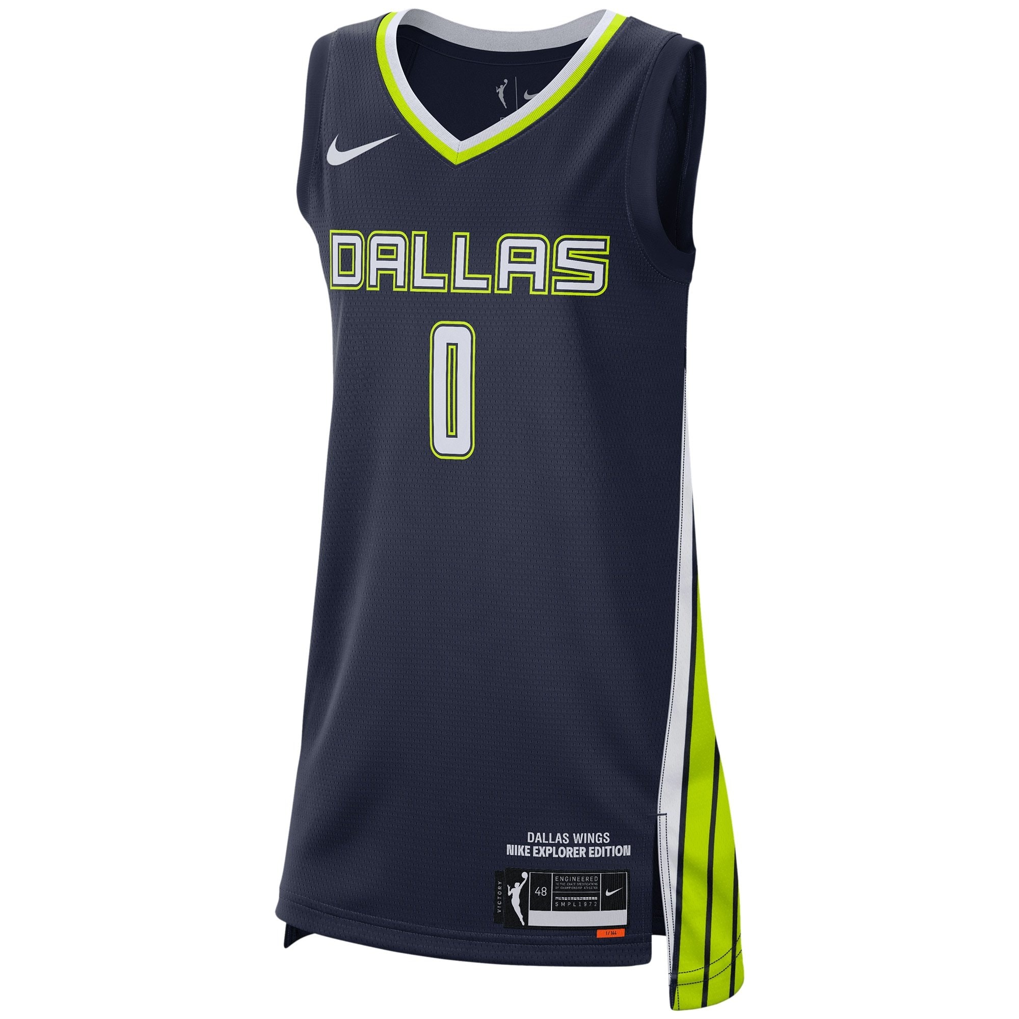 Dallas Wings WNBA Victory Dri-FIT Jersey - Womens Multicolor S-3XL