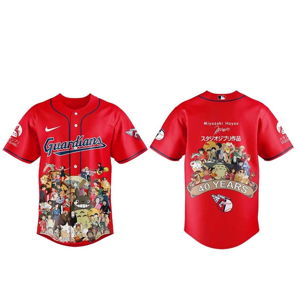 Baseball Team Miyazaki Hayao 40 Years Of Studio Ghibli 2026 Baseball Jersey