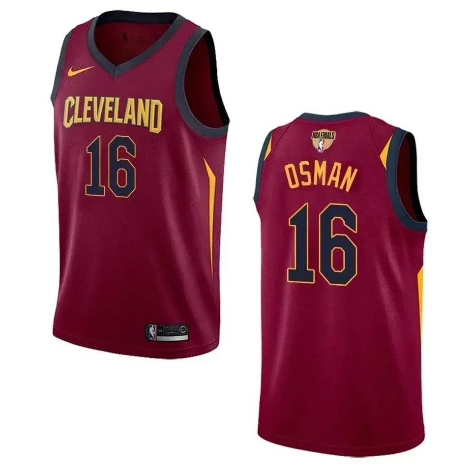 Men's Basketball Team 16 Cedi Osman Icon Swingman Jersey - Maroon