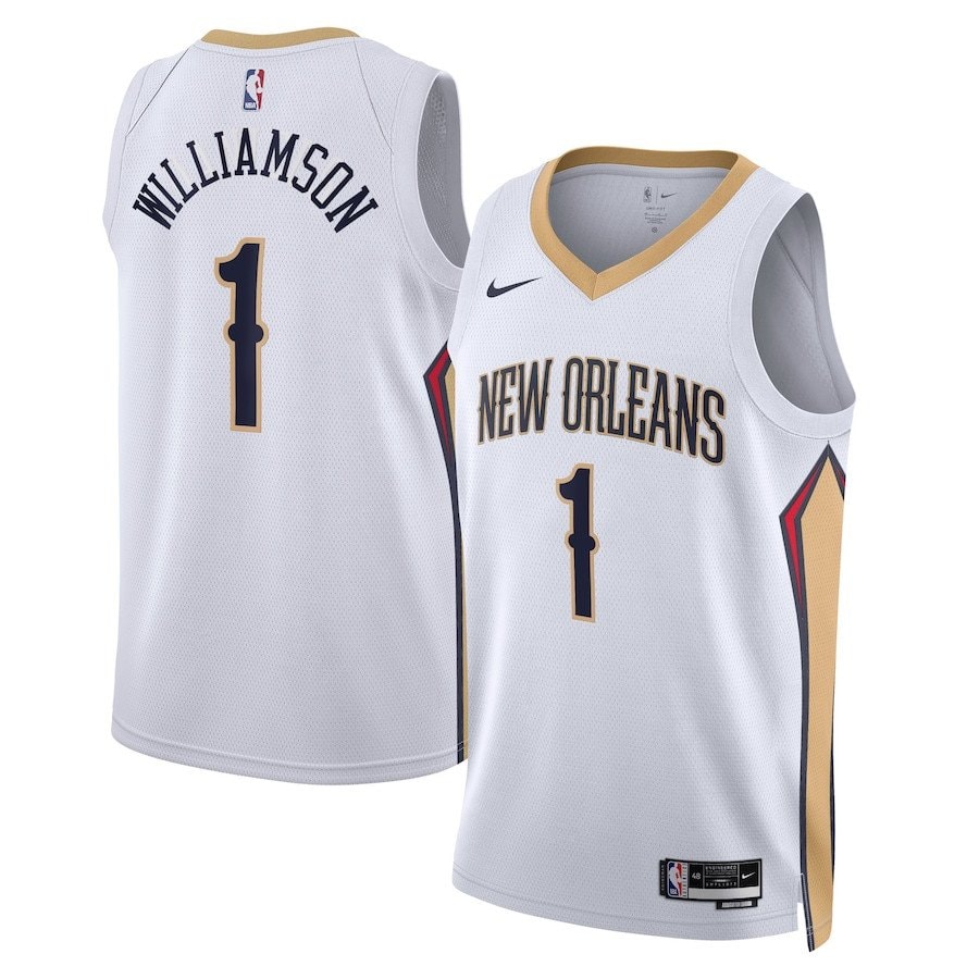 Zion Williamson New Orleans Pelicans Unisex Swingman Jersey Association Edition White