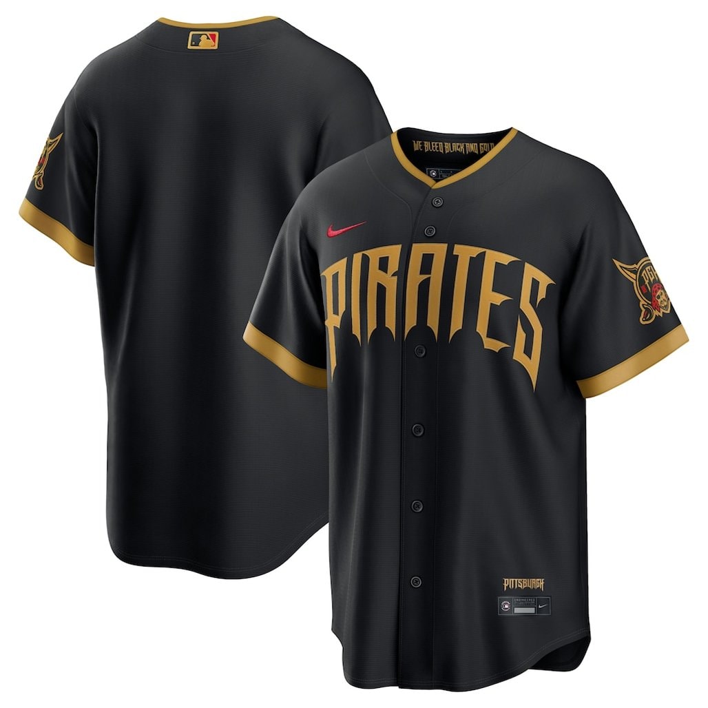 Baseball Team Black 2026 City Connect Stadium Baseball Jersey