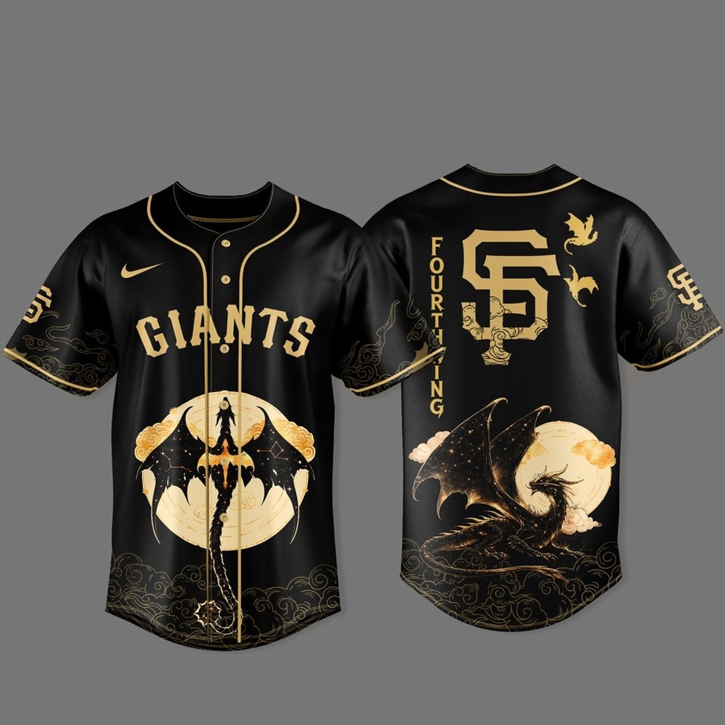 Baseball Team x Fourth Wing 2026 Black Baseball Jersey