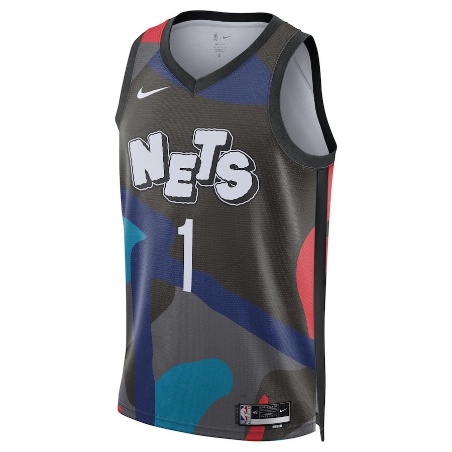 Mikal Bridges #1 Brooklyn Nets New Orleans Pelicans 2023/24 Swingman Jersey City Edition Unisex Black